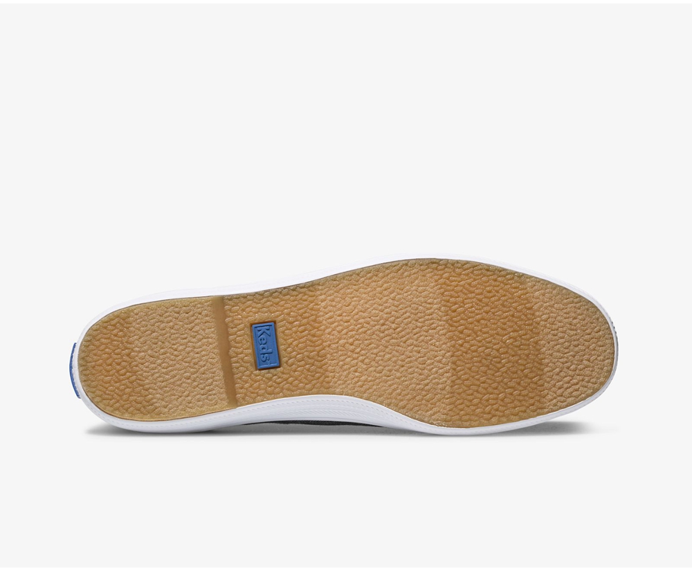 Slip On Γυναικεια - Keds Bryn Chambray - Σκουρο Μπλε - XYZTO8942